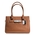 Coach Swagger Carryall in colorblock pebble leather