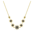 Swarovski Firework Necklace Jet Hem Gos