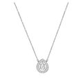 Swarovski Ss Attract Light Necklace Czwh Cry Rhssp
