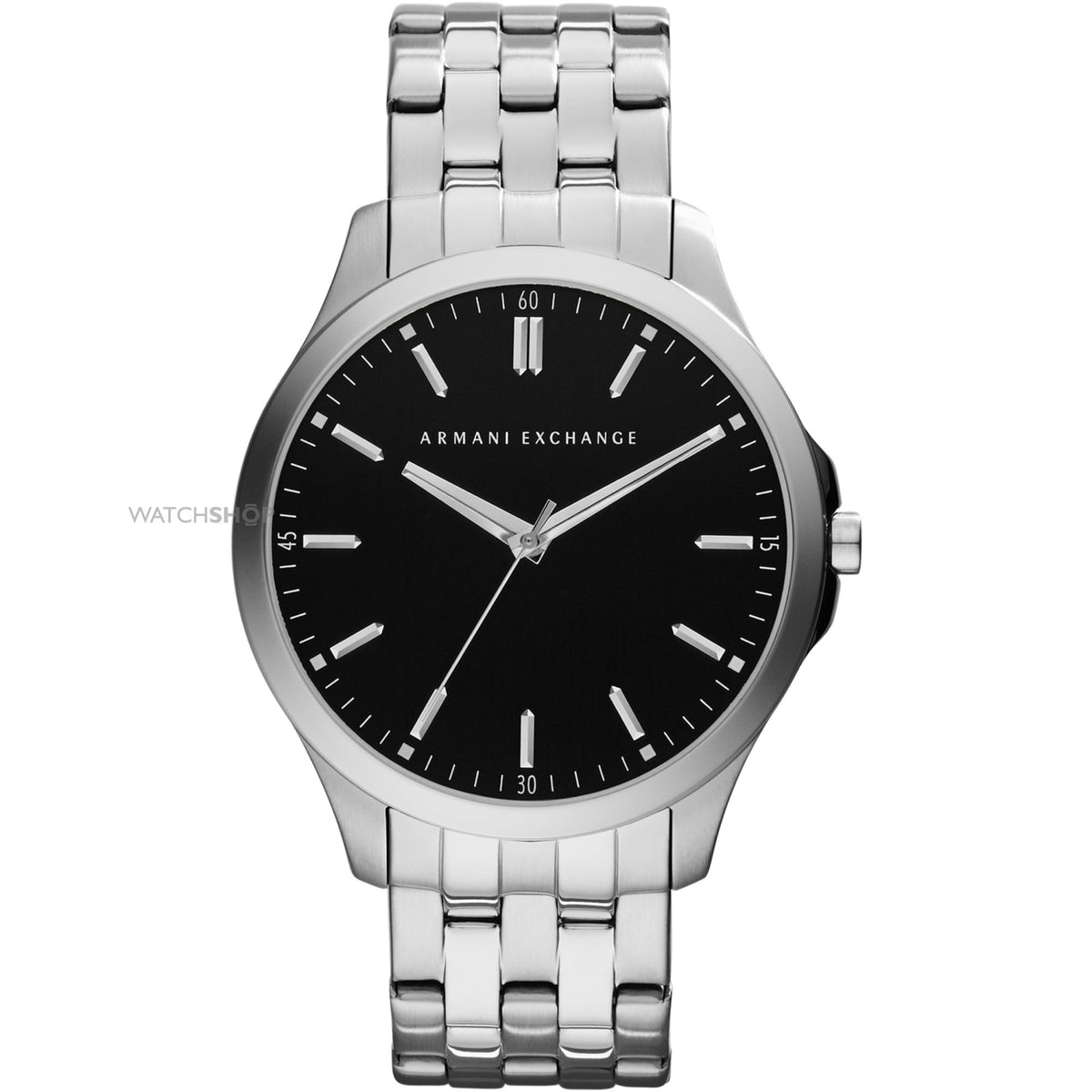 Armani Exchange Black Dial Stainless Steel Men's Watch