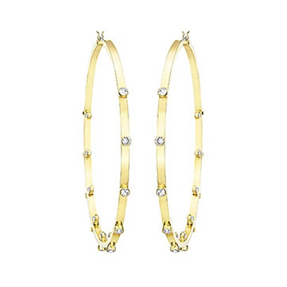 Swarovski Genna Pierced Earrings Hoop