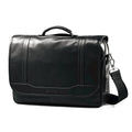 COLOMBIAN LEATHER FLAPOVER BRIEFCASE