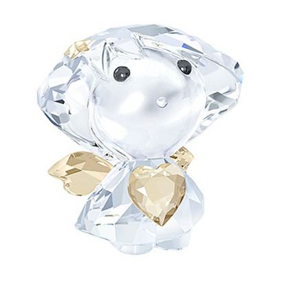 Swarovski Angel With Golden Heart