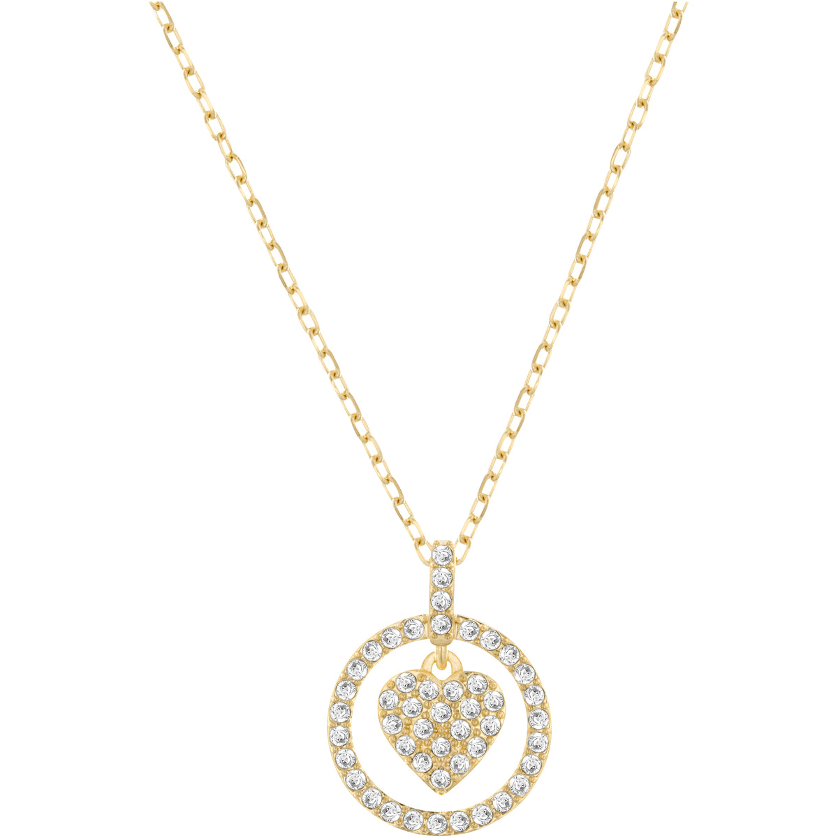 Swarovski Crocus Heart Pendant