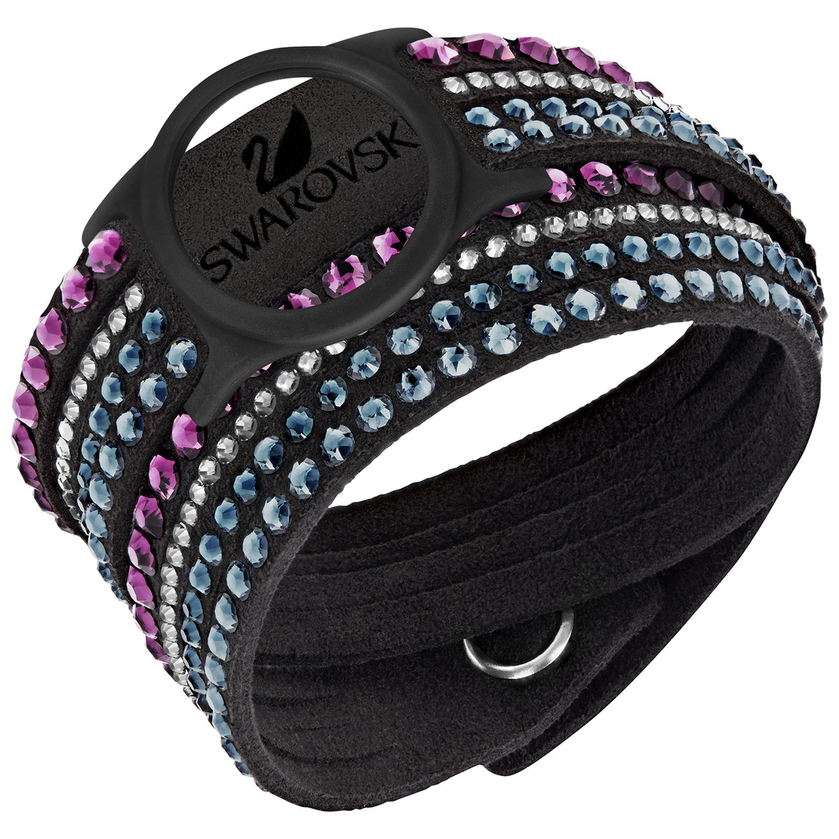 Swarovski Slake Dlx Ac Bracelet Car Ayst Sts Bk Sp