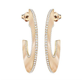 Swarovski Gelane Pierced Earrings Hoop