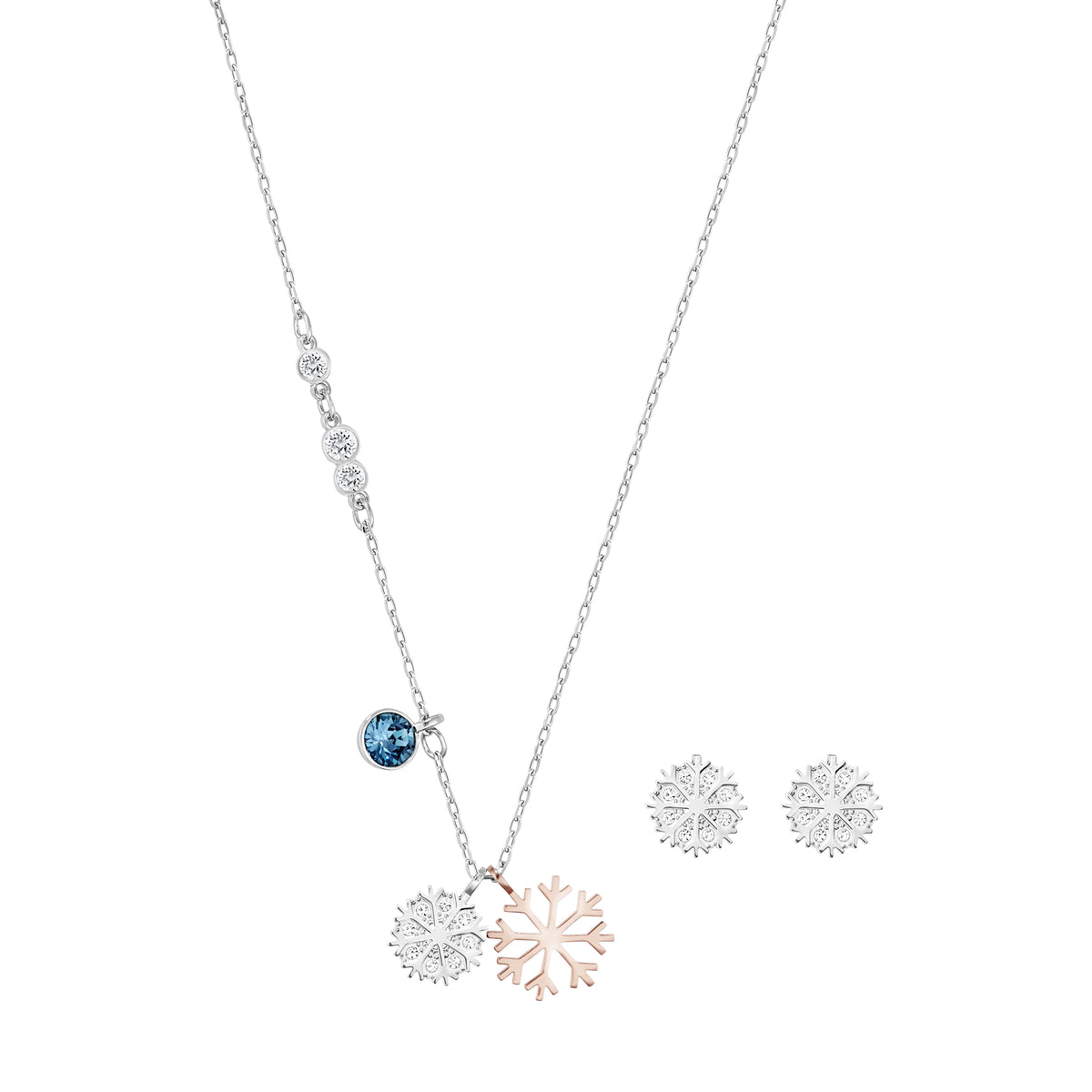 Swarovski Duo Snowflake Set