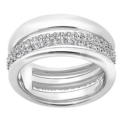 Swarovski Exact Ring Cry Rhs 52