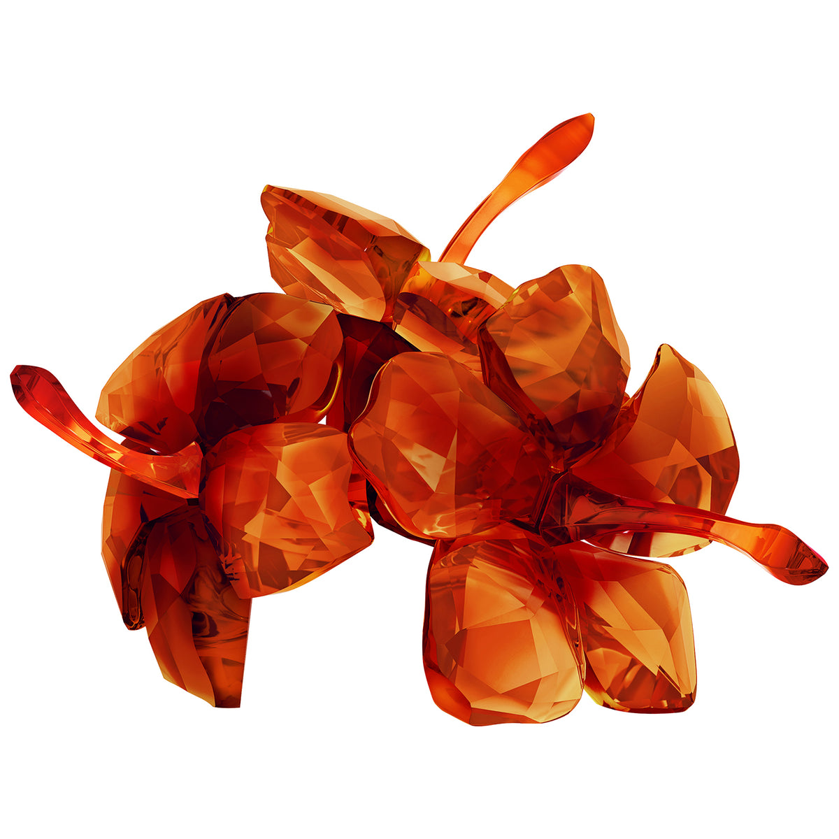 Swarovski Red Hibiscus