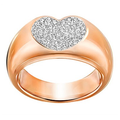Swarovski Even Ring W Cry Ros 55