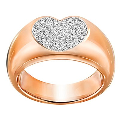 Swarovski Even Ring W Cry Ros 55