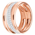 Swarovski Exact Ring white, rose gold plating