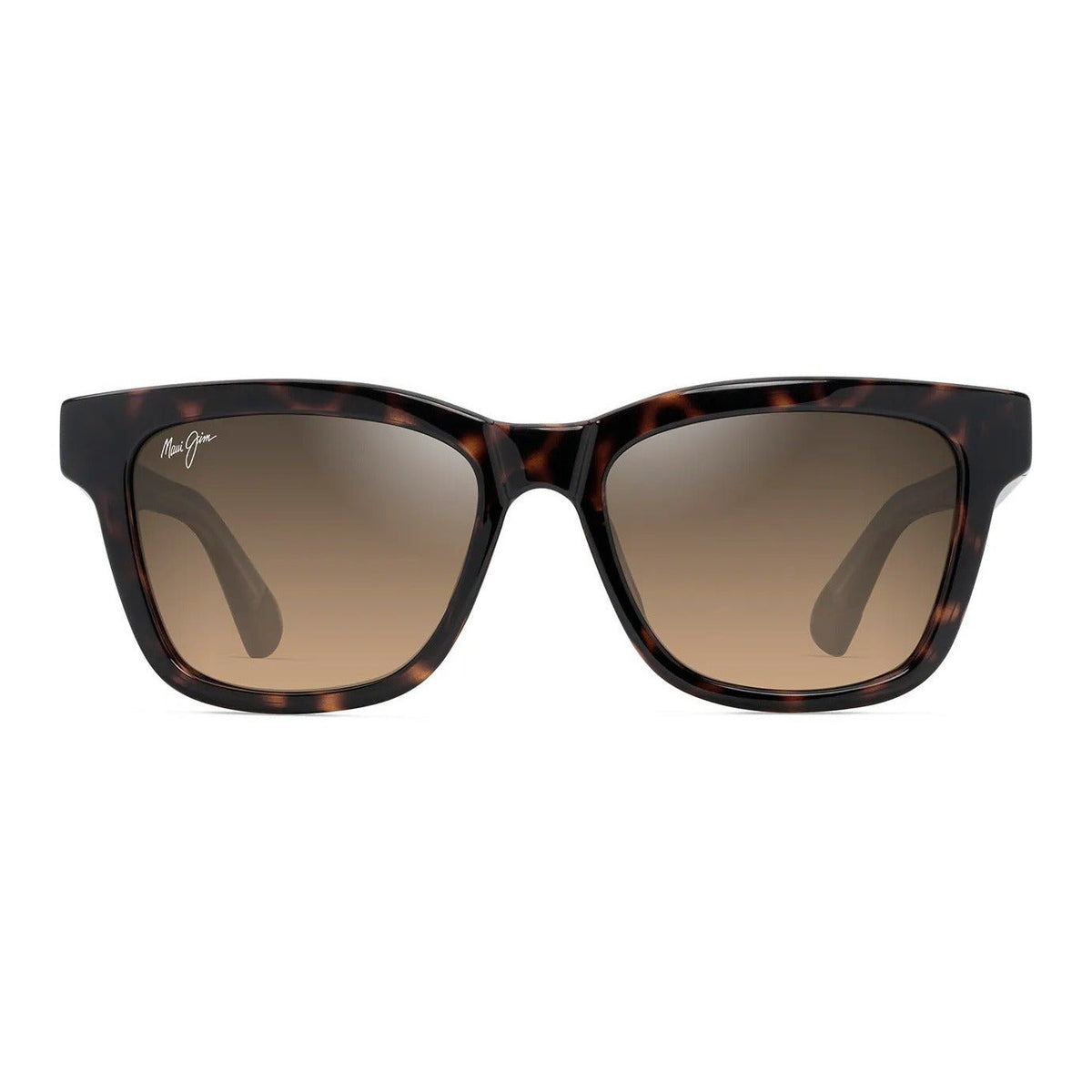 Maui Jim Hanohano Shiny Dark Havana with Trans Yellow 52