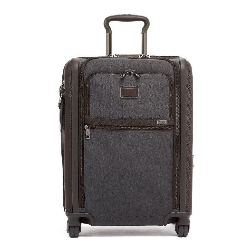 TUMI ALPHA3 Continental Dual Access 4 Wheeled Carry-On BLACK