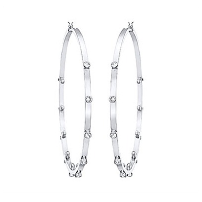 Swarovski Genna Pierced Earrings Hoop