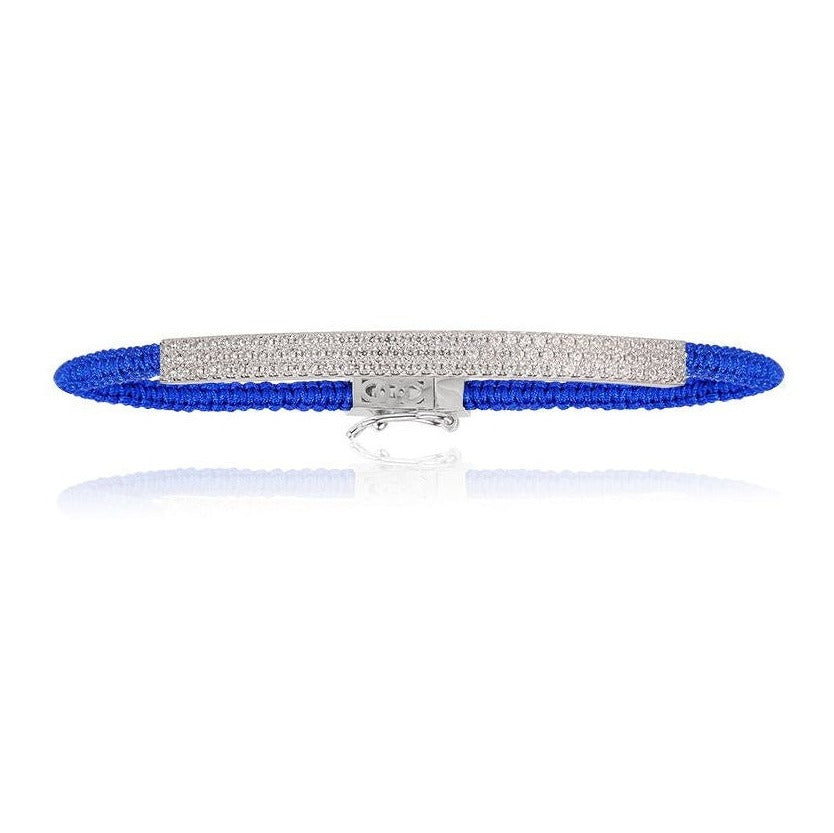 APM Black Silver KalÉidoscope Macramé Bracelet