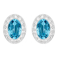 Swarovski Christie Pierced Earrings Oval