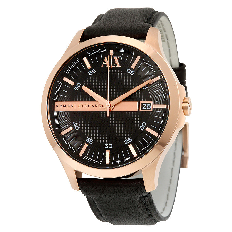 Armani Exchange Men's Analog Display Quartz Black Watch