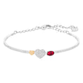 Swarovski Duo Bangle Heart