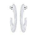 Swarovski Gelane Pierced Earrings Hoop