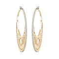 Swarovski Georgette Pierced Earrings Hoop
