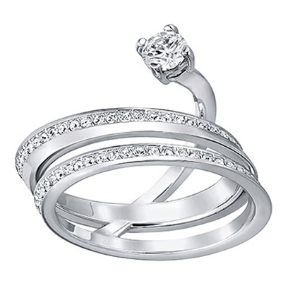 Swarovski Fresh Ring Med Cry Rhs 55