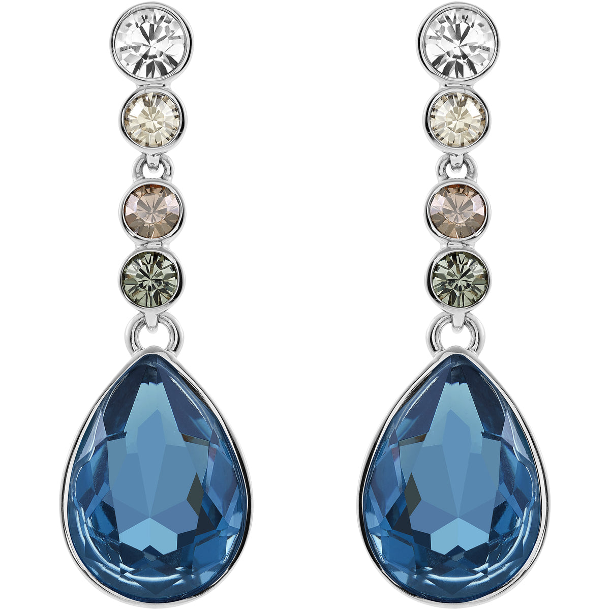 Swarovski Meringue Montana Pierced Earrings