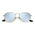 Ray-Ban Hexagonal Flat Lenses RB3548N Gold - Metal - Silver Lenses