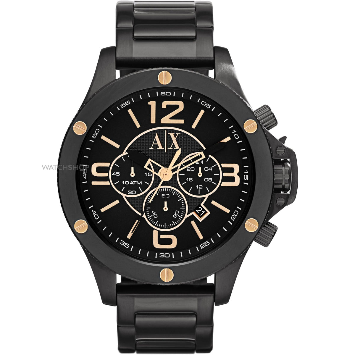 Armani Exchange Men's Analog Display Quartz Black Watch