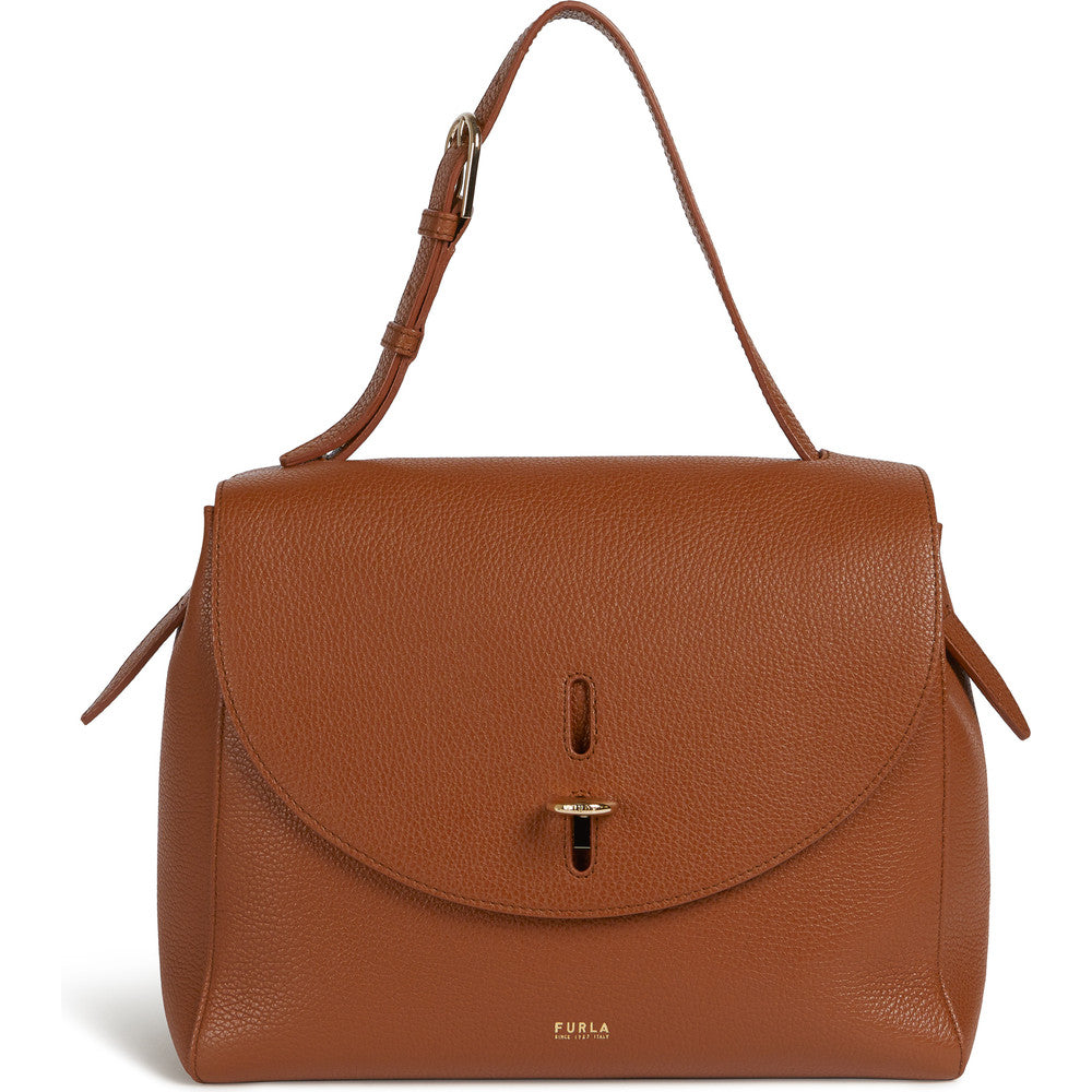 Furla Net M Top Handle Cognac H