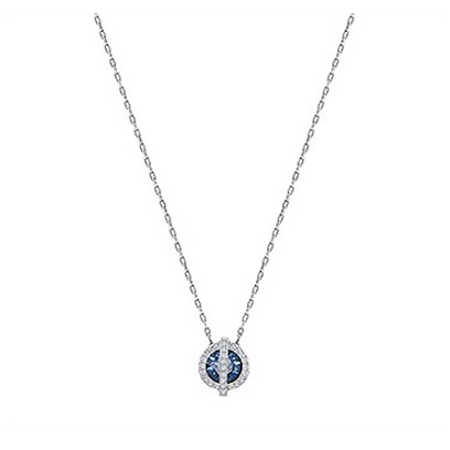 Swarovski Favor Necklace Rnd Mont Cry Rhs