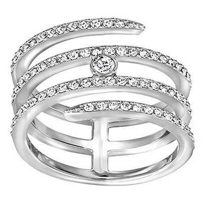 Swarovski Creativity Ring Coiled Cry Rhs 52