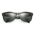 RAY-BAN Wayfarer Folding Classic RB4105 Black - Nylon - Green Lenses