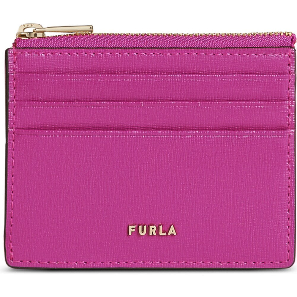Furla Babylon S Card Case Flamingo Purple I
