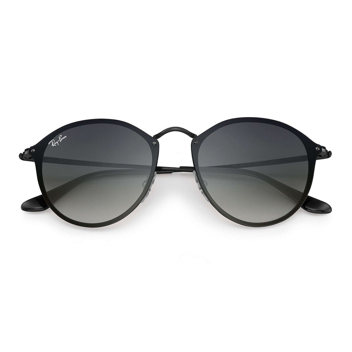 Ray-Ban Blaze Round RB3574N Black - Metal - Grey Gradient Lenses