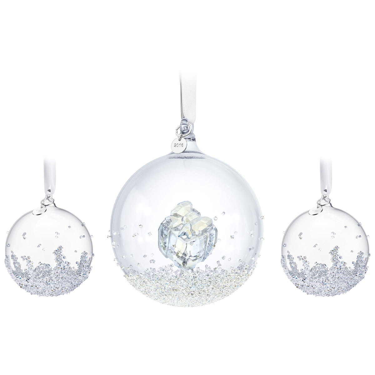 Swarovski Christmas Ball Ornament Set 2016