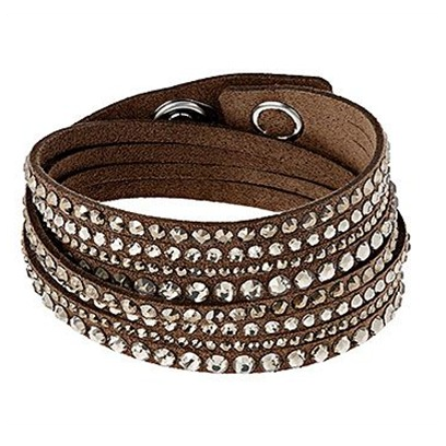 Swarovski Slake Dlx Bracelet Crybrsh Sis Brown Msp