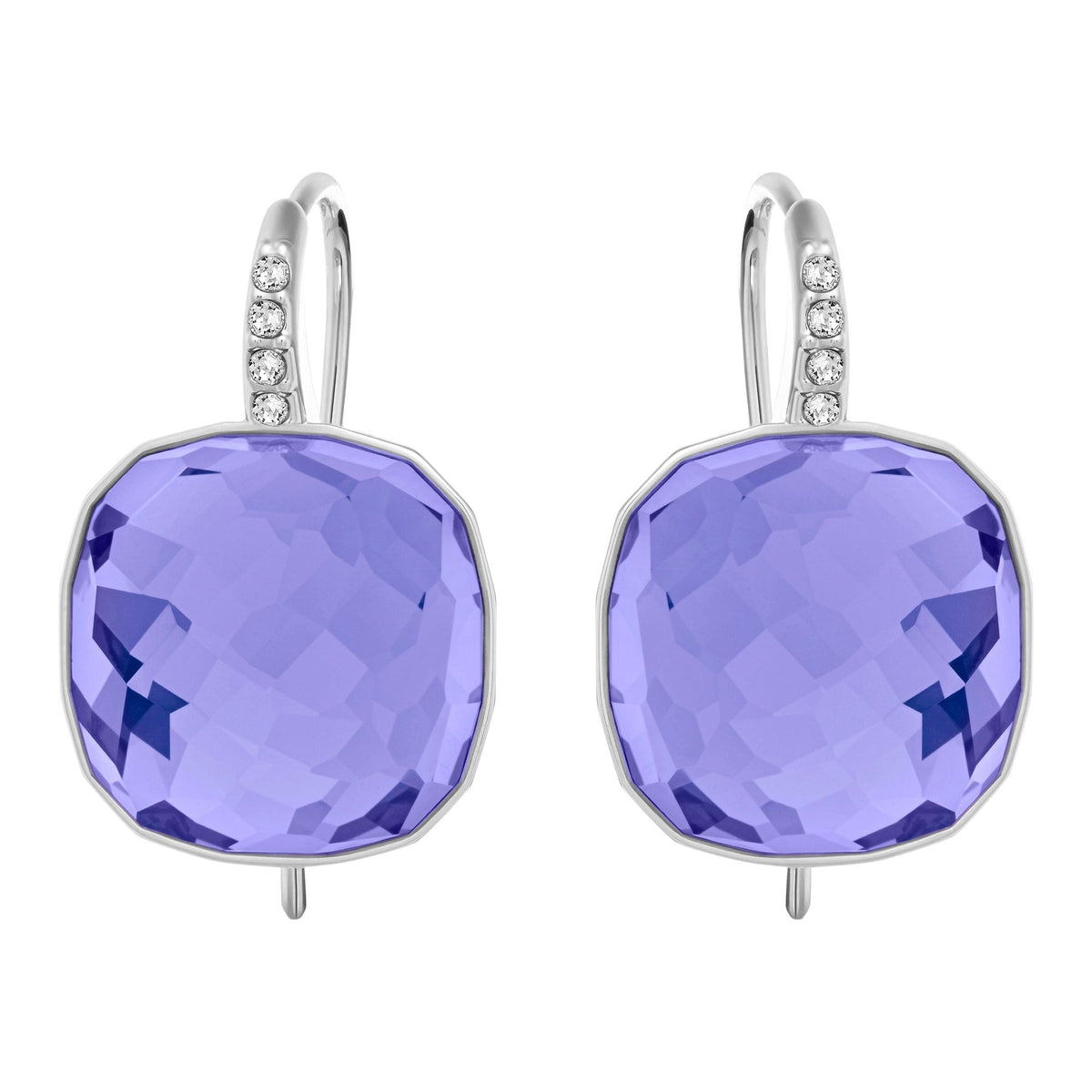 Swarovski Dot Pierced Earrings