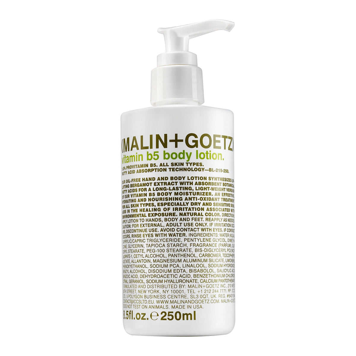 MALIN + GOETZ Vitamin B5 Body Lotion, 8.5oz.e250ml