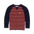 Lacoste Boy's Stripe Raglan Waffle Tee